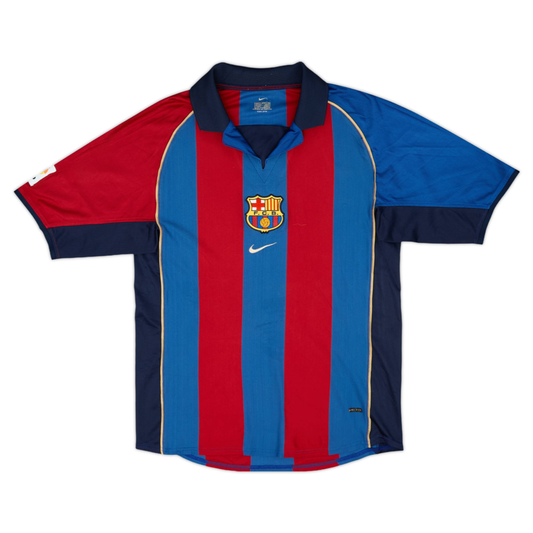 2001-02 FC Barcelona Home Kit